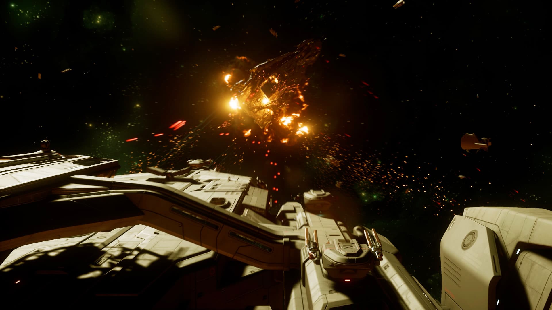 Vanguardian Idris engages an enemy Polaris